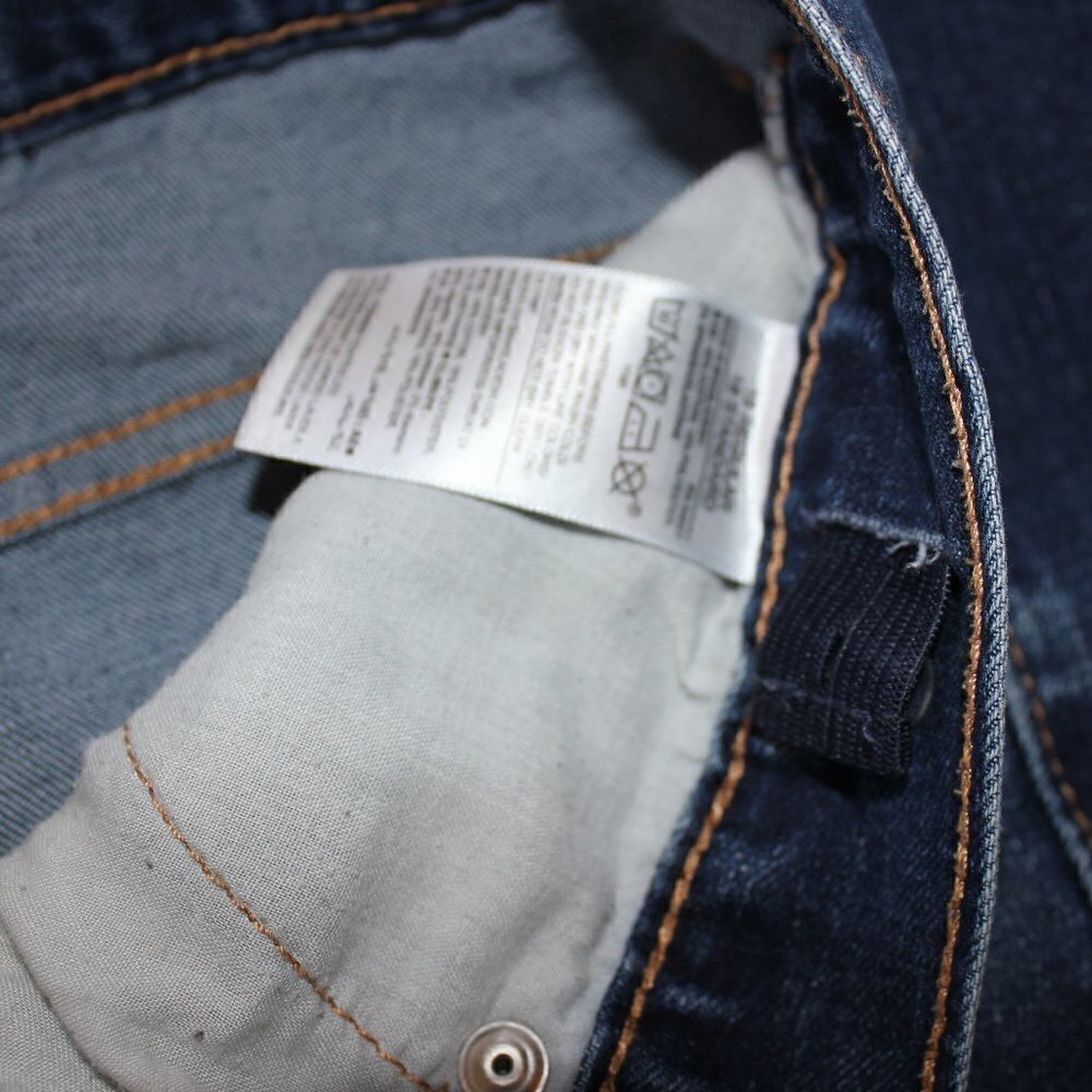 Old Navy Denim Blue Jeans Size 18 Regular Skinny Adjustable Waist - Picture 3 of 4